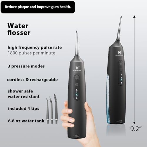 2-1 Oral Clean Kit- Water Dental flosser & Electric Toothbrush Combo- Brushing & Flossing- for Teeth Cleaning and Gum Health - Image 3