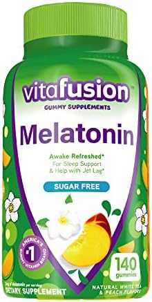 Vitafusion Melatonin Gummy Vitamins, 140 Count (Pack of 1)