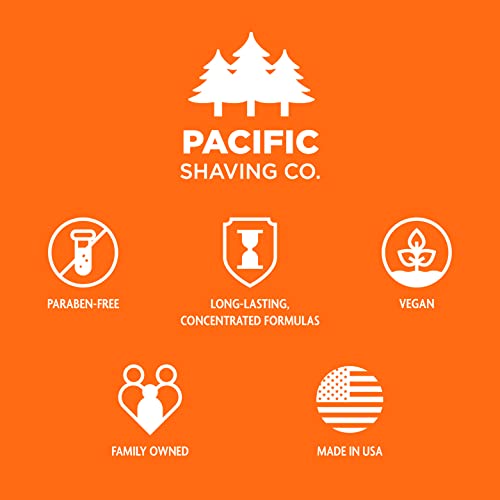 Pacific Shaving Company Caffeinated Shaving Cream - Caffeine, Shea Butter + Spearmint Antioxidant Shaving Cream - Clean Formula for a Hydrating, Redness Reducing + Irritation-Free Shave (7 Oz, 2 Pack) - Image 8