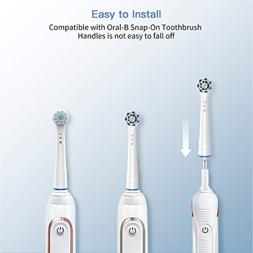 Replacement Toothbrush Heads for Oral B Braun, 8 Pack Professional Electric Toothbrush Heads, Precision Clean Brush Heads Refill Compatible with Oral-B 7000/Pro 1000/9600/ 5000/3000/8000 (8pack) - Image 5