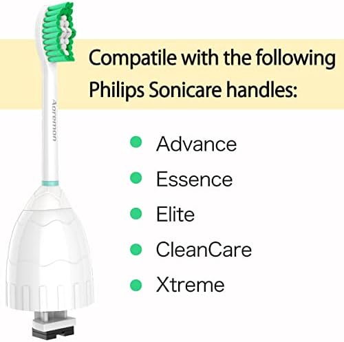 Aoremon Replacement Toothbrush Heads for Philips Sonicare E-Series Essence HX7022/66 and other Screw-on Electric Toothbrush Model, 6 Pack - Image 2