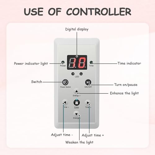 Red Light Therapy for Face, Led Face Mask Light Therapy, 7 Colors LED Facial Skin Care Mask - Image 7