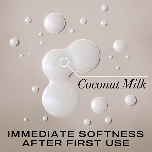 OGX Nourishing + Coconut Milk Shampoo, Hydrating & Restoring Shampoo Moisturizes for Soft Hair After the First Use, Paraben-Free, Sulfate-Free Surfactants, 25.4 fl. oz - Image 5