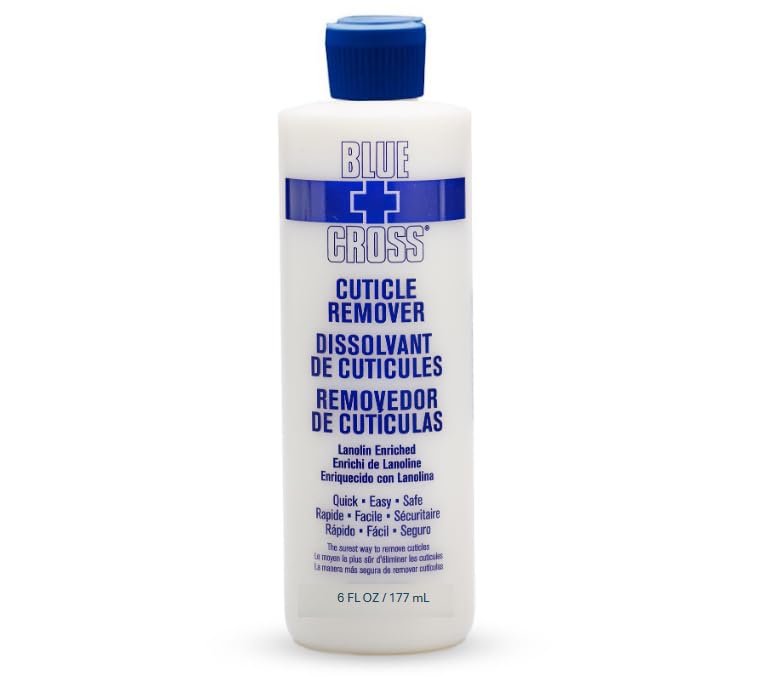 Blue Cross Cuticle Remover Liquid, Cuticle Softener for Nails, Professional Nail + Cuticle Care with Lanolin for Brittle Nails, Hang Nails, Hydrating, Moisturizing, Dry Cuticles, Made in USA, 6oz - Image 9