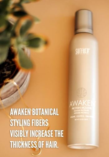 Surface Hair Awaken Mousse: Color Safe, Volumizing, Firm Hold Hair Mousse to Thicken Hair, Sulfate-Free, Paraben-Free, 8.8 oz - Image 4