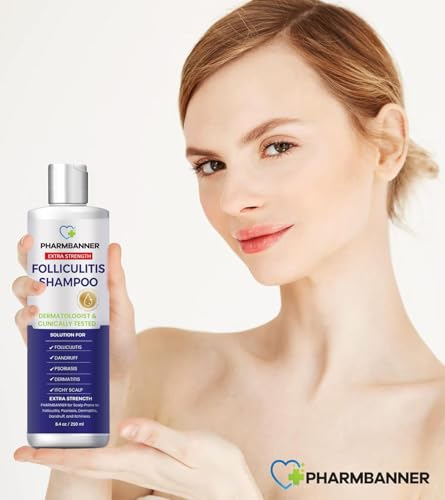 Anti-Fungal Shampoo for Folliculitis, Seborrheic Dermatitis, Scalp Psoriasis - Relieves Itchy & Dry Scalp - Image 8