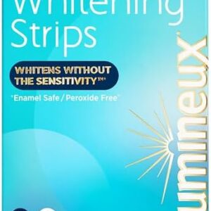 Lumineux Teeth Whitening Strips 21 Treatments – Peroxide Free - Enamel Safe for Whiter Teeth - Whitening Without The Sensitivity - Dentist Formulated and Certified Non-Toxic - Sensitivity Free