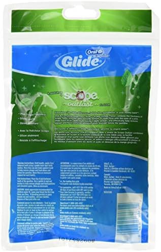 Glide Plusx 40mm Outlast Floss Picks Long Lasting Mint, 75 Count (Pack of 3) - Image 2