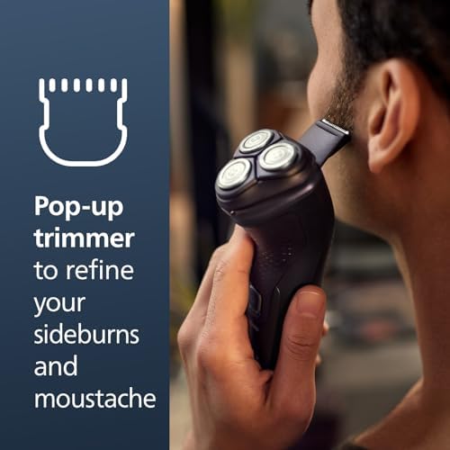 Philips Norelco Shaver 2400, Rechargeable Cordless Electric Shaver with Pop-Up Trimmer, X3001/90 - Image 8