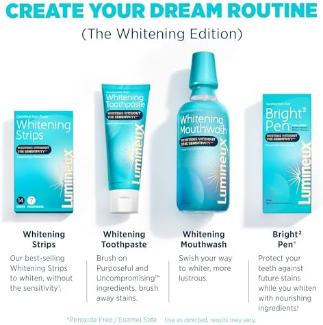 Lumineux Teeth Whitening Strips 21 Treatments – Peroxide Free - Enamel Safe for Whiter Teeth - Whitening Without The Sensitivity - Dentist Formulated and Certified Non-Toxic - Sensitivity Free - Image 5