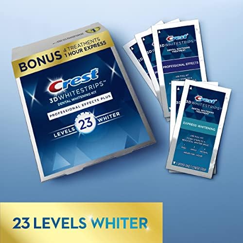 Crest 3D Whitestrips Professional Effects Plus, 3D White, Teeth Whitening Strip Kit, 48 Strips (24 Count Pack), Crest Teeth Whitening Strips, Teeth Whitening Kit - Image 4
