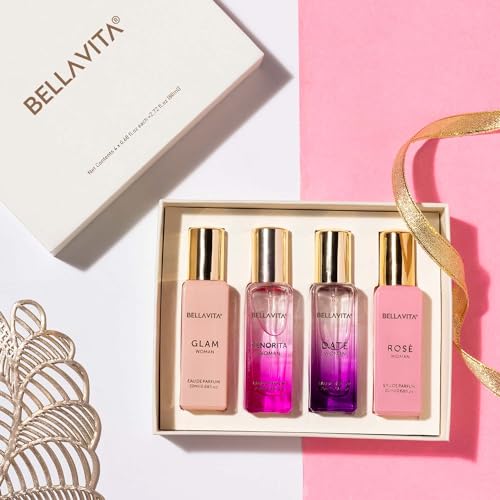 Eau De Parfum Set for Women (4x20 mL) with Date, Senorita, Glam, Rose | Vanilla, Floral, Sweet, Musk | Perfect for trials, gifting, or blending to craft your unique fragrance - Image 6