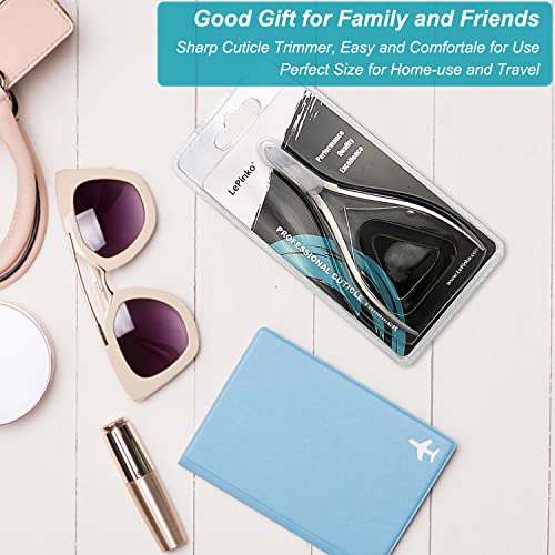 LePinko Professional Cuticle Trimmer kit, Super Sharp Dead Skin Clipper, Labor-saving Cuticula Remover for Fingernail Toenail, Manicure Pedicure Tool for Women Men, Home Salon Use, 7mm Jaw - Image 7