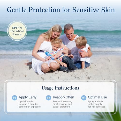 Florida Glow SPF 50 Sunscreen Spray- Hawaii 104 Reef Act & Florida Keys Compliant Broad Spectrum Water Resistant Sport Sun screen - Child Friendly PABA Free & Oxybenzone Free (5.5 Fl Oz 2-pack) - Image 6