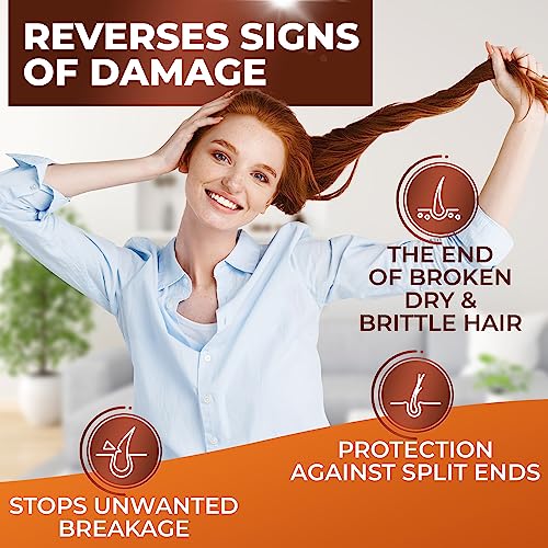 Moroccan Argan Oil Shampoo and Conditioner Set - Sulfate Free, Anti Frizz Hydrating Care for Women - Deep Moisturizing Treatment for Color, Keratin Treated, Curly, Damaged and Dry Hair - Image 7
