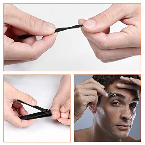 Manicure Set Personal Care Nail Clipper Kit Manicure Professional Manicure Pedicure Set Mens Accessories Personal Care Set Nail Grooming Kit Present for Men Husband Boyfriend Parent - Image 5