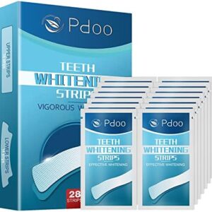 Teeth Whitening Strip - Whitening Strips for Teeth Sensitive, Professional Teeth Whitening Strips, Fast Remove Smoking, Coffee, Wine Stains, Teeth Whitening Kit Pack of 28 Non-Slip Strips