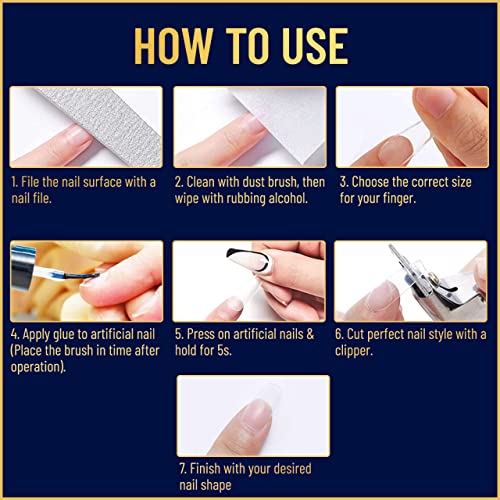 Valitic Nail Glue and Strengthener for Acrylic and Press On Nails - Quick Dry Brush On Nail Gel for Long Lasting Nails - Adhesive Nail Bond for False Nails - Nail Strengthener for Nail Tips - 2 PACK - Image 6