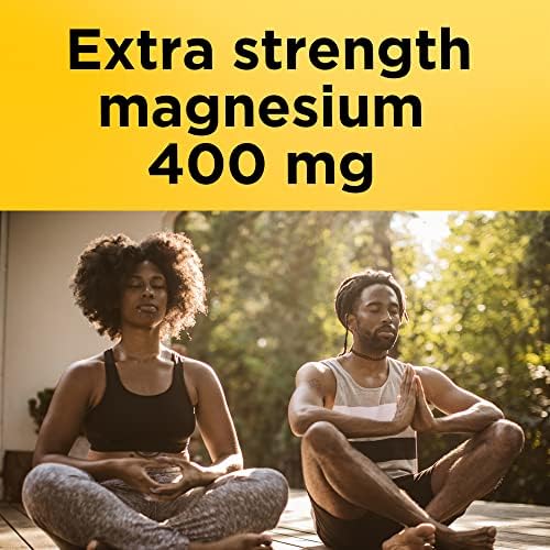 Nature Made Extra Strength Magnesium Oxide 400 mg, Magnesium Supplement for Muscle, Nerve, Bone and Heart Support, 110 Softgels, 110 Day Supply - Image 3