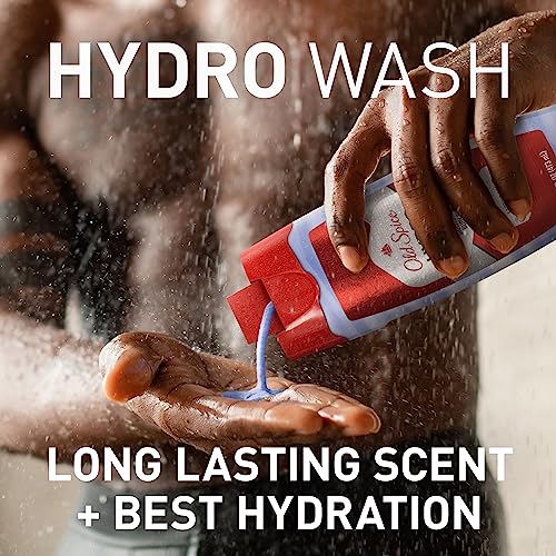 Old Spice Body Wash Hydro Wash for Men, 2 in 1 Lasting Scent + Hydration, Hardest Working Collection, Smoother Swagger Scent, 16 Ounce (Pack of 4) - Image 3