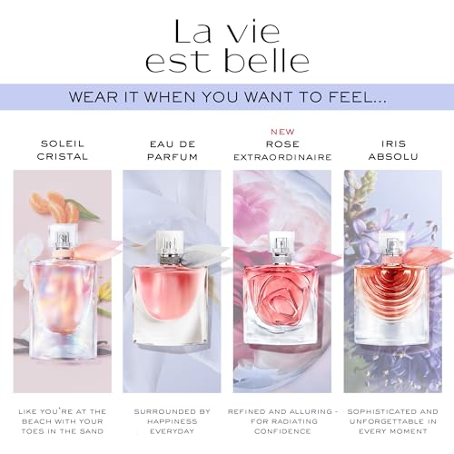 Lancôme La Vie Est Belle Eau de Parfum - Long Lasting Fragrance with Notes of Iris, Earthy Patchouli, Warm Vanilla & Spun Sugar - Floral & Sweet Women's Perfume - Image 8