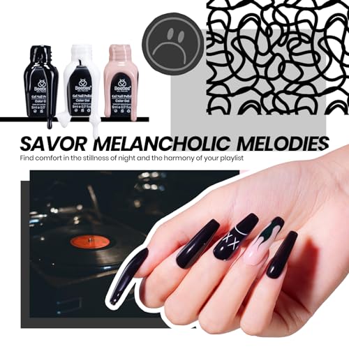 Beetles Gel Nail Polish Kit with U V Light 68 Pcs Emotional Spectrum 35 Colors Gel Polish Nail Kit with Base and Matte&Glossy Top Coat Soak Off All Season Gel Nail Kit Manicure Tools Gifts for Women - Image 6