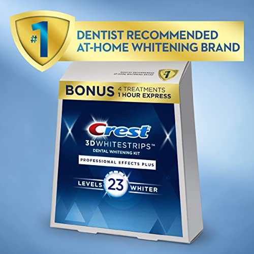 Crest 3D Whitestrips Professional Effects Plus, 3D White, Teeth Whitening Strip Kit, 48 Strips (24 Count Pack), Crest Teeth Whitening Strips, Teeth Whitening Kit - Image 6
