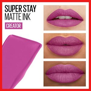Maybelline New York SuperStay Matte Ink Liquid Lipstick, Creator, 0.17 Ounce