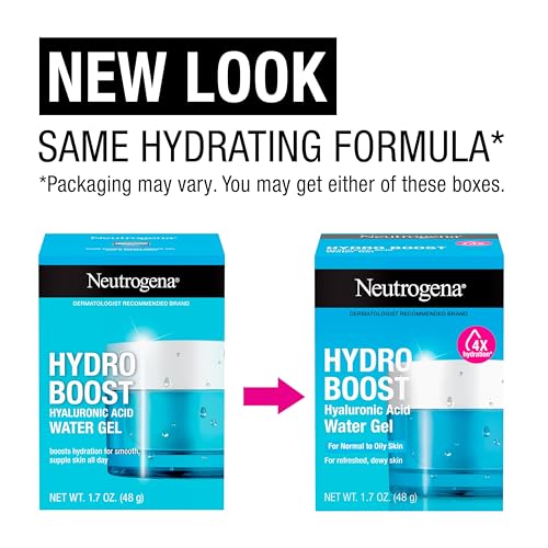Neutrogena Hydro Boost Water Gel with Signature Fragrance, Hyaluronic Acid Facial Moisturizer for Normal to Oily, Combination Skin, Delivers hydration for Refreshed, Dewy Skin, 1.7 oz - Image 3