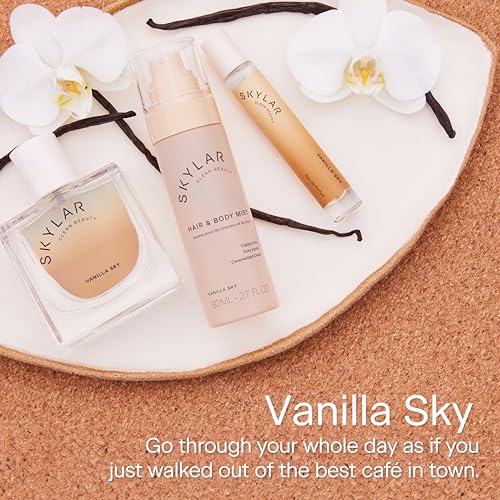 Skylar Vanilla Sky Hair & Body Mist | Hypoallergenic & Clean Fragrance | Vegan, Cruelty Free, and Safe For Sensitive Skin | 80 ML, 2.7 Fl Oz - Image 6