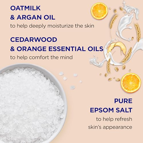 Dr Teal's Pure Epsom Magnesium Salt Soak, Soothe & Comfort with Oat Milk & Argan Oil, 3 lbs - Image 2