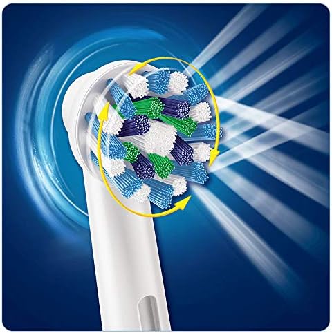 Oral B Cross Action Electric Toothbrush Replacement Brush Heads Refill, 4Count - Image 2