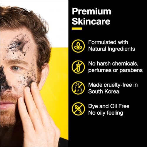 Lumin - Charcoal Scrub Deep Detox for Men - Face Cleanser for Men, Pre Shave Scrub, A charcoal face exfoliator that refreshes & rejuvenates the skin, Suitable for all skin types, 30ml, 1-Pack - Image 3