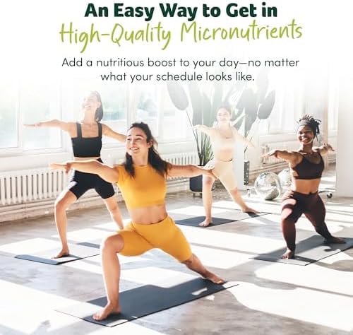 Purely Inspired Organic Green Powder Smoothie Mix, Unflavored (24 Servings) - Probiotics for Digestive Health with Spirulina & Chlorella for Gut Health - Vegan & Gluten-Free - Image 3