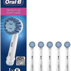 Oral-B Sensitive Gum Care Replacement Brush Heads for an Oral-B Electric Toothbrush, Pack of 5