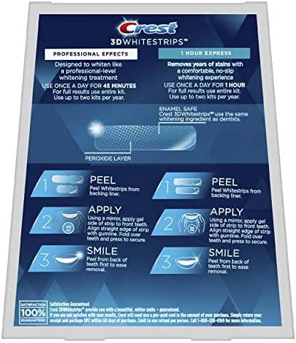 Crest 3D Whitestrips Professional Effects Plus, 3D White, Teeth Whitening Strip Kit, 48 Strips (24 Count Pack), Crest Teeth Whitening Strips, Teeth Whitening Kit - Image 7