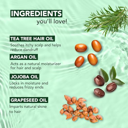 Botanic Hearth Tea Tree Oil for Hair | With Jojoba & Grapeseed Oils | Soothes Itchy Scalp & Fights Dandruff | Non GMO Verified | 6.7 fl oz - Image 2