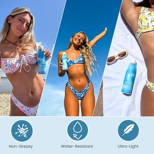 Florida Glow SPF 50 Sunscreen Spray- Hawaii 104 Reef Act & Florida Keys Compliant Broad Spectrum Water Resistant Sport Sun screen - Child Friendly PABA Free & Oxybenzone Free (5.5 Fl Oz 2-pack) - Image 8