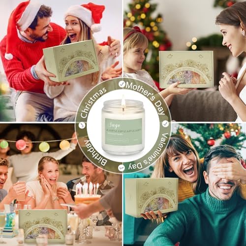 6 Pack Candles for Home Scented Aromatherapy Candles Gifts Set for Women, Lavender Candle, 37.8 oz 300 Hour Long Lasting Candles, Stocking Stuffers, Birthday, Valentine, Christmas, Anniversary Present - Image 7