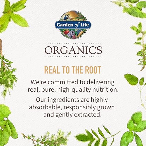 Garden of Life Organics Organic Multivitamin for Women - Womens Multi with Vitamin C, D, Folate, B6, B12, Biotin, Iron, Vegan Whole Food Vitamins for Women, Energy, Skin, Nails, 60 Tablets - Image 8