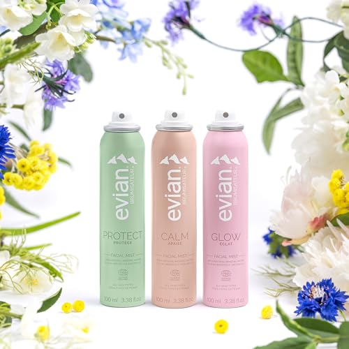 Evian Glow Facial Mist - Boost Radiance - Nourish Skin - Enhance Makeup - Organic - All Skin Types - French Alps Skincare - Image 4