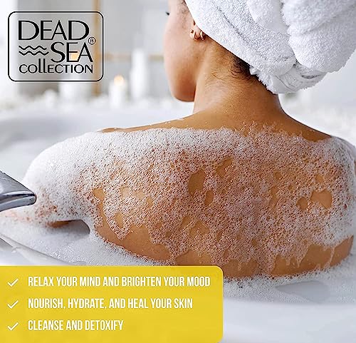 Dead Sea Collection Bubble Bath with Almond Vanilla for Women and Men - Sweet Almond Oil and Dead Sea Salt - Nourishing and Moisturizing Skin - Pack of 2 (67.6 fl.oz) - Image 4