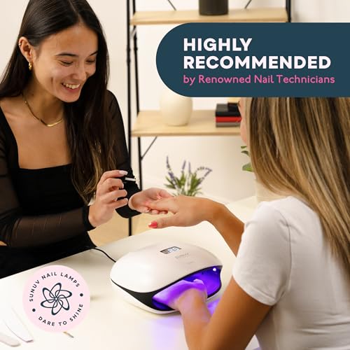 SUNUV SUN4 48W UV LED Nail Lamp, UV Light for Nails, LED UV Lamp for Gel Nails with 4 Timer Settings, Nail Dryer for Gel Polish for Home Salon Black - Image 5