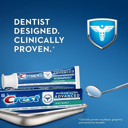 Crest Pro-Health Advanced Antibacterial Protection Toothpaste, Crest Toothpaste, Crest Pro Health Toothpaste - Pack of 4, 5 Oz Tubes - Image 5