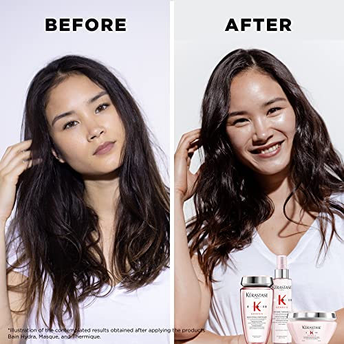 KERASTASE Genesis Nutri-Fortifiant Shampoo | Anti-Breakage & Strengthening For Weak or Damaged Hair | Nourishes & Hydrates Hair | For All Hair Types | 8.5 Fl Oz - Image 3