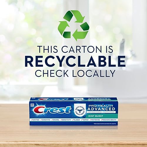 Crest Pro-Health Advanced Antibacterial Protection Toothpaste, Crest Toothpaste, Crest Pro Health Toothpaste - Pack of 4, 5 Oz Tubes - Image 6