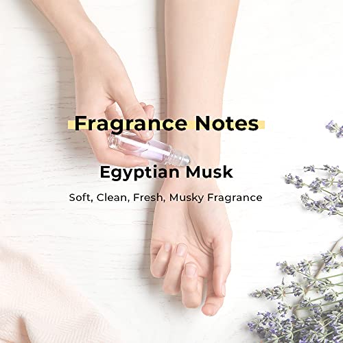Well's Oil Roll-On Perfume Oil (Inspired by Egyptian Musk) | Warm & Musk Notes | Long-Lasting | Paraben-Free | 0.33 Fl Oz / 10 ml - Image 3
