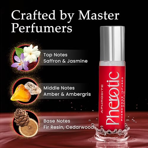 Pheromone Perfume for Women - Aphrodite - Long Lasting Fragrance with Enhanced Scents - Pheromones Infused Travel Size Rollerball Perfume - Image 2