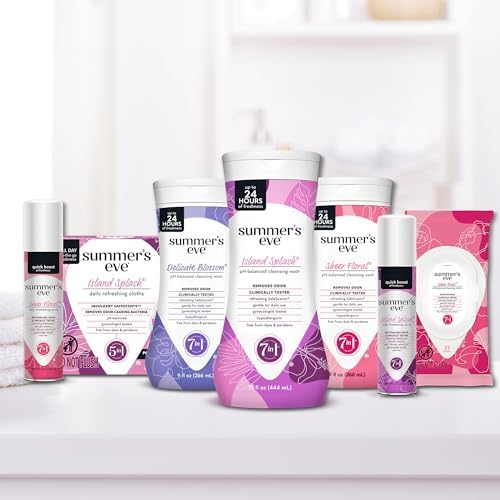 Summer's Eve Sheer Floral Daily Refreshing Feminine Wipes, Removes Odor, pH balanced, 32 Count, 4 Pack - Image 6