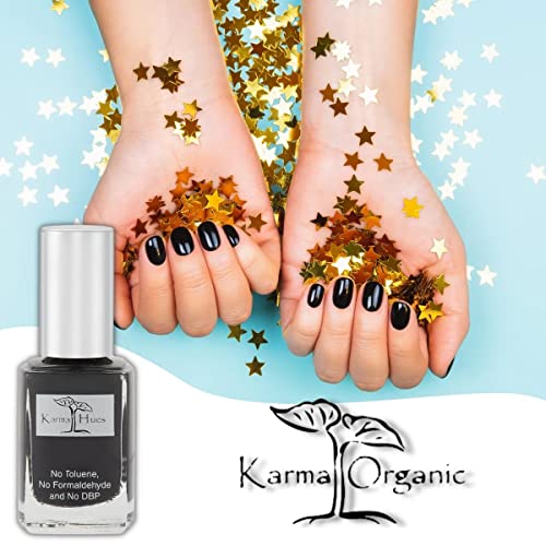 karma organic Nail Polish - Quick Dry Nail Lacquer, Non-Toxic, Vegan, and Cruelty-Free Nail Paint Art for Adults & Kids - No Toluene, No Formaldehyde, No DBP, and Free of TPHP (Vinyl, 0.43 fl oz.) - Image 8